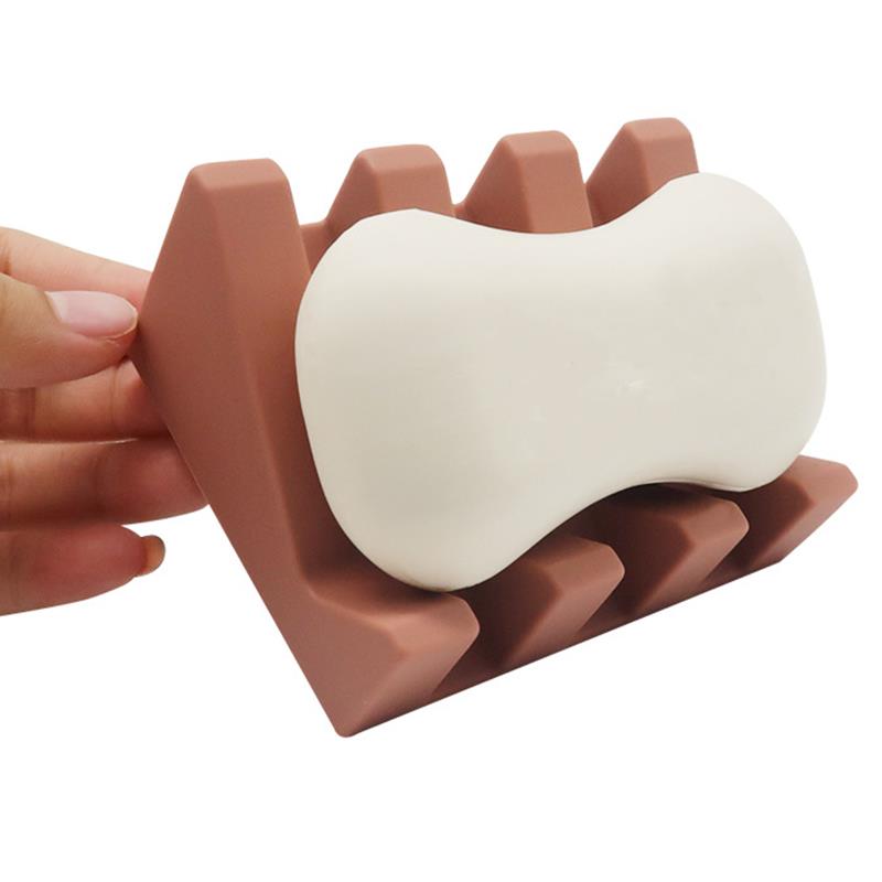 1/2/4PCS Bathroom Silicone Soa - Soap Making Dish recension och pris